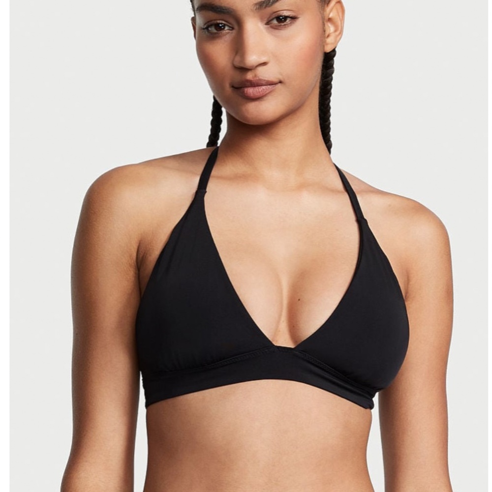 NWT Victoria's Secret Halter Removable Push-Up Halter Bikini Top